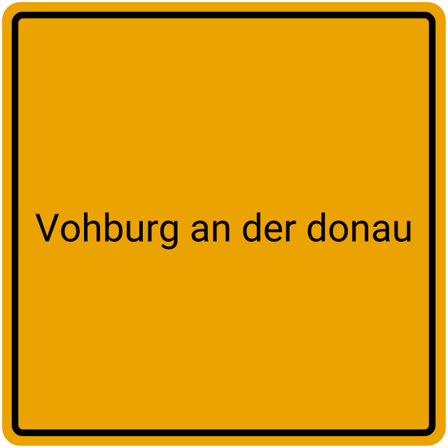 Meldebestätigung Vohburg an der Donau